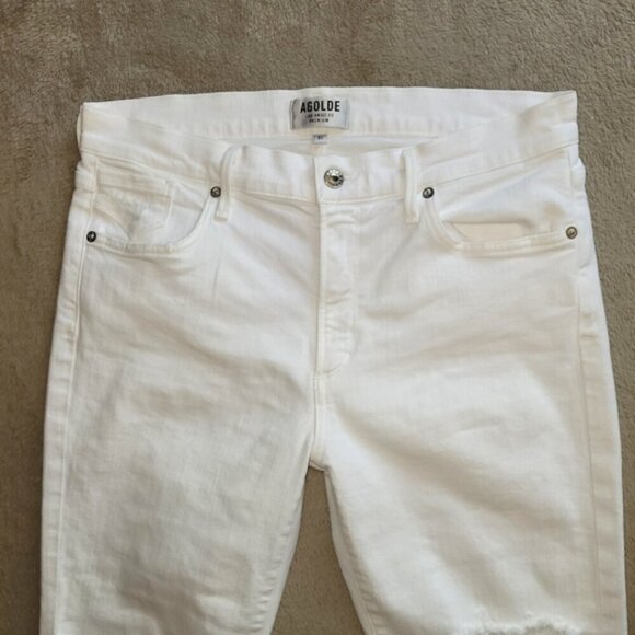 Agolde Sophie Crop in Shoreline Destruct size 31 - Picture 5 of 14
